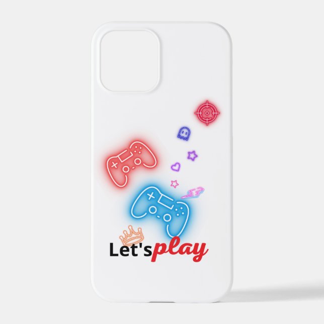 Coque iPhone Let's play phone case (Verso)