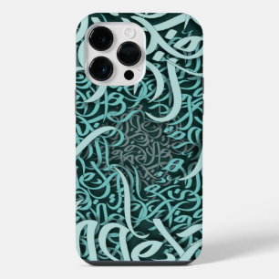 Coque Pour Pour iPhone 14 Pro Max lettres arabes Tiffany