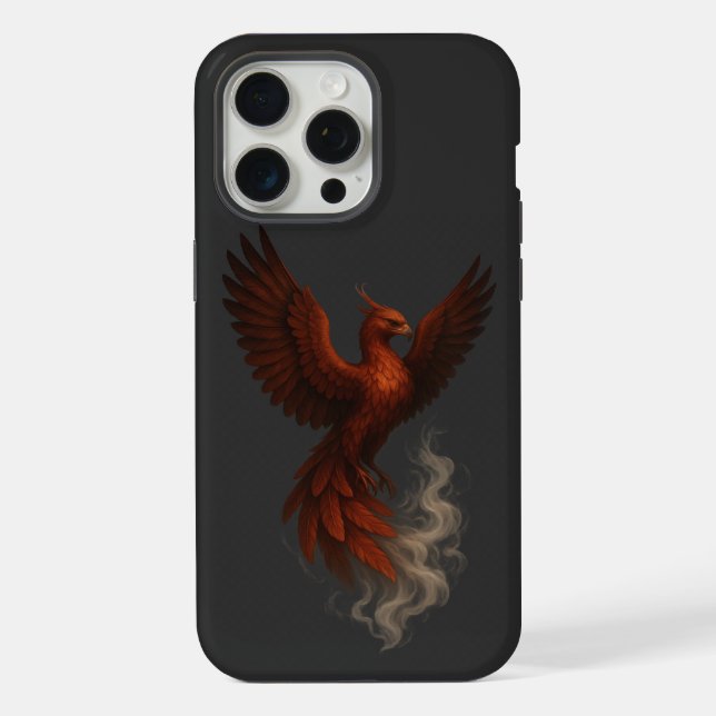 Coque iPhone Levée majestueuse de Phoenix (Verso)