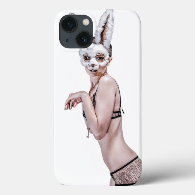 Coque iphone libertin de lapin (Verso)