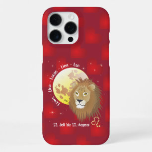 Coque iPhone 16 Pro Max Lion 23 juillet au 22 août Coques pour iPhone