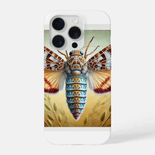 Coque iPhone Lithargyrus dorsal view 030924IREF242 - Watercolor (Verso)