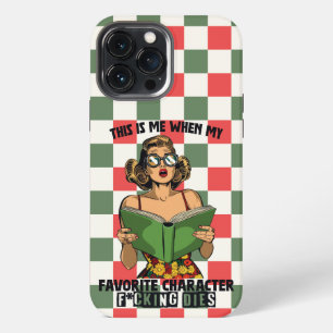 Etui iPhone 13 Pro Max Livre de Pop Art de Noël