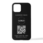 Logo de l'entreprise personnalisée QR Code et text