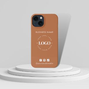 Etui iPhone 13 Logo d'entreprise personnalisé et médias sociaux m