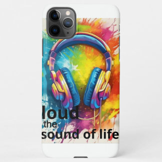 Coque iPhone 11Pro Max Louez le son de la vie iPhone 11coque