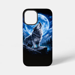 Coque iPhone 12 Mini Loup mystique hurlant