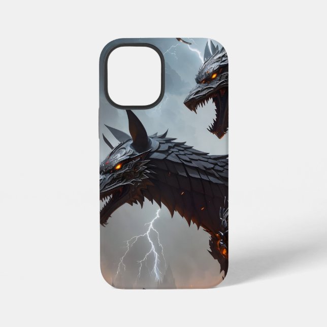 Coque iPhone Loups Cyborgs de Foudre (Verso)