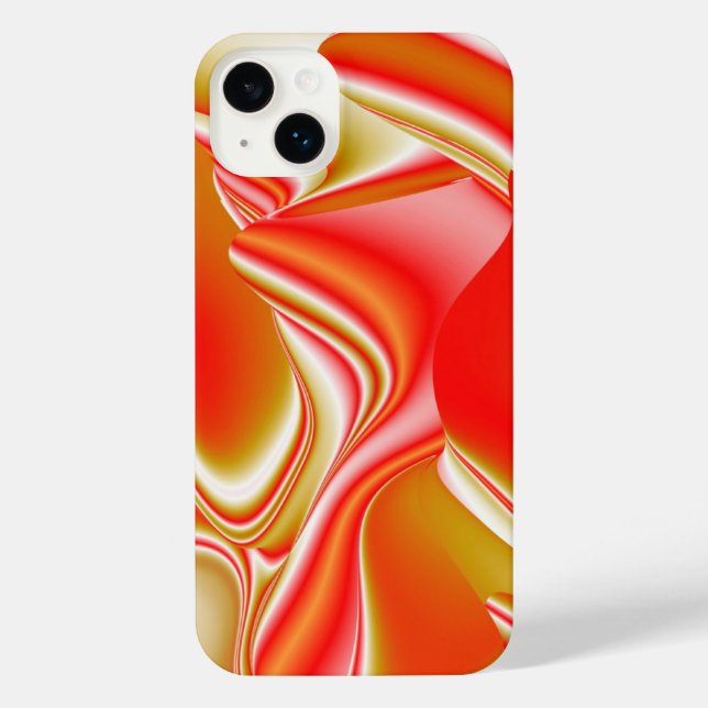 Coque iPhone Love and Gold Abstrait 3D Rainbowart (Verso)