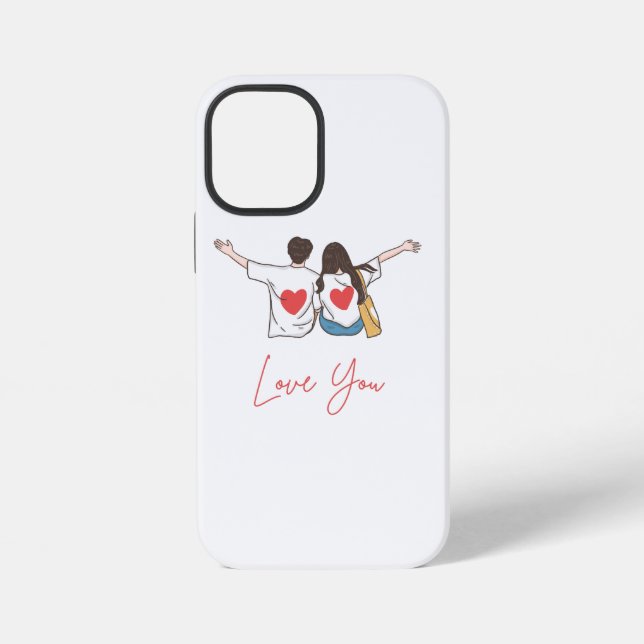 Coque iPhone ❤️ Love You Forever - Elegant Custom iPhone Case | (Verso)