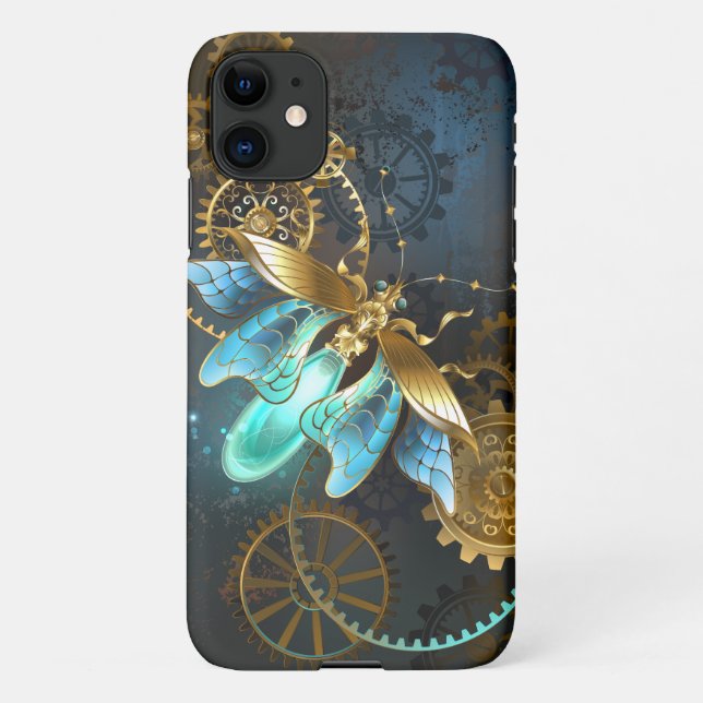 Coque iPhone Luciole de vapeur (Dos)