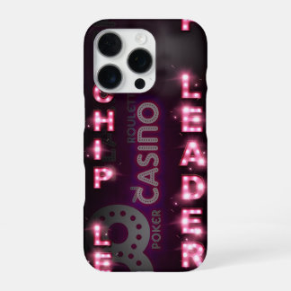 Coque iPhone 16 Pro Lumières de casino Chip Leader