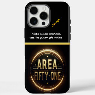 Coque iPhone 16 Pro Max Lumières mystérieuses planant au-dessus de la zone