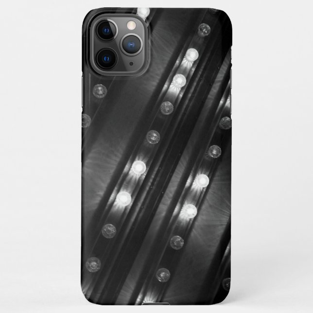 Coque iPhone Luminaires noir et blanc (Dos)