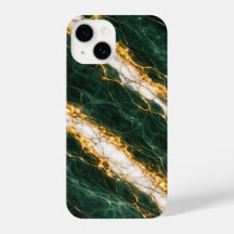 Luxury Emerald Marble Gold/White Vein Phone Case