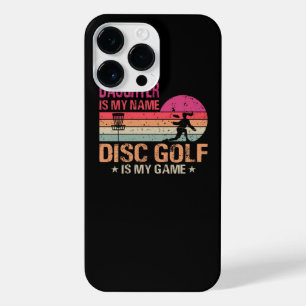 Coque Pour Pour iPhone 14 Pro Max Ma fille est mon nom Disc Golf est mon jeu