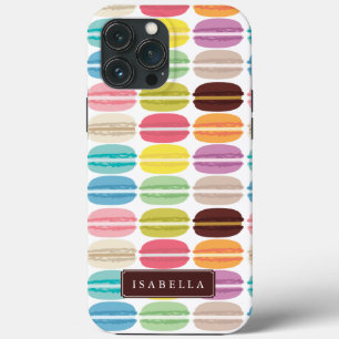 Etui iPhone 13 Pro Max Macarons personnalisés arc-en-ciel