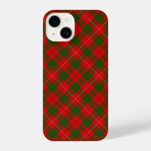 Coque Pour iPhone 14 MacKinnon tartan rouge vert plaid