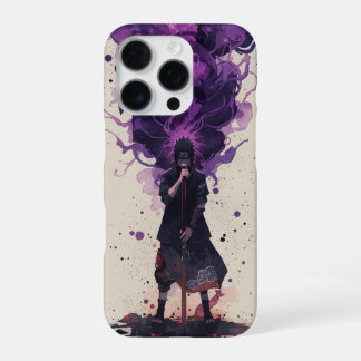 Coque iPhone 16 Pro Madara Uchiha – Cinematic Watercolor