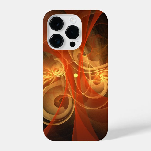 Coque iPhone Magie du matin Art Abstrait (Verso)