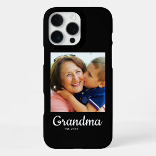 Coque iPhone 16 Pro Max Maman écriture noire établie