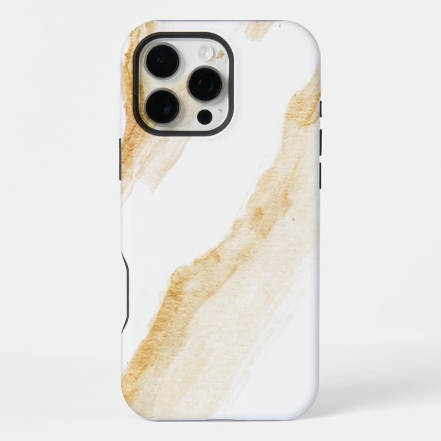 Coque iPhone Marbre blanc (Verso)