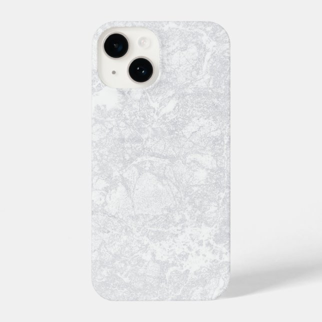 Coque iPhone Marbre blanc Plâtre Stucco Gypsum Texture (Verso)