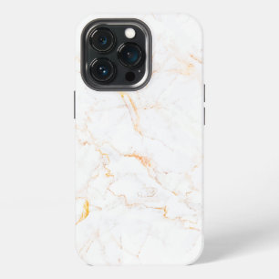 Etui iPhone 13 Pro Marbre doré à motif texturé