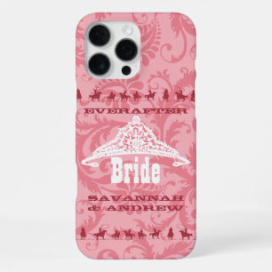 Coque iPhone 16 Pro Max Mariée Princesse Royale Chèvrefeuille Mariages Vin