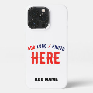 ETUI iPhone 13 PRO MARQUE BLANCHE MODERNE ET PERSONNALISABLE VÉRIFIÉE