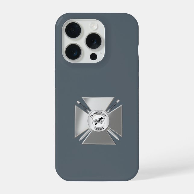 Coque iPhone Masonic cross (Verso)