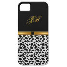 coque iphone-Mate Coque Gold Noir