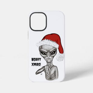 Coque iPhone 12 Mini Mauvais Alien , Noël Lourd !