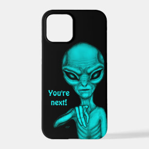 Coque iPhone 12 Pro Mauvais Alien, Tu es le prochain !