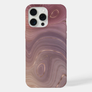 Mauve Strata   Dusty Rose et Rose Gold Agate
