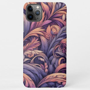Coque iPhone 11Pro Max Mauve Taupe violet rose violet Motif de marguerite