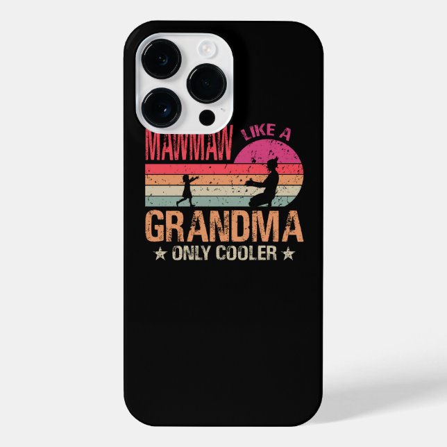 Coque iPhone Mawmaw Comme Une Grand-Mère Seulement Glacière Mig (Verso)