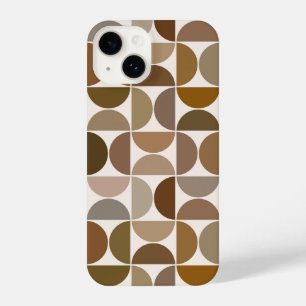 Coque Pour iPhone 14 MCM Semi-cycles Browns+Cream Big Motif