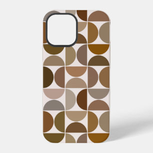 Coque iPhone 12 Pro MCM Semi-cycles Browns+Cream Big Motif