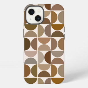 Etui iPhone 13 MCM Semi-cycles Browns+Cream Big Motif