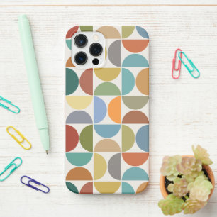 Coque iPhone 12 Pro MCM Semiccles Motif couleur grande sur crème