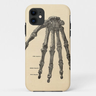 Coque iphone Médicale d'os de main d'anatomie