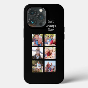 Etui iPhone 13 Pro Meilleur Grand-Père Fun Ever 6 Collage de Photos N