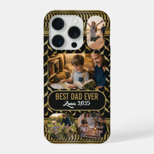 Meilleur papa personnalisé 4 photos Keffiyeh pales