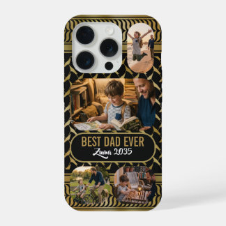 Meilleur papa personnalisé 4 photos Keffiyeh pales