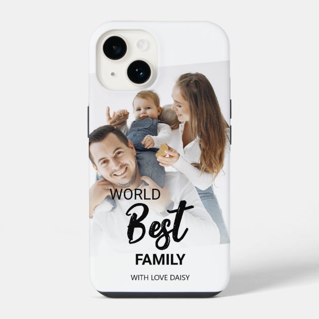 COQUE iPhone MEILLEURE FAMILLE DU MONDE (Verso)