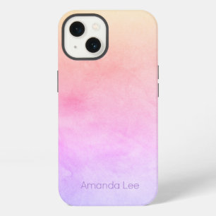 Etui iPhone 13 Mélange de couleurs arc-en-ciel intense personnali