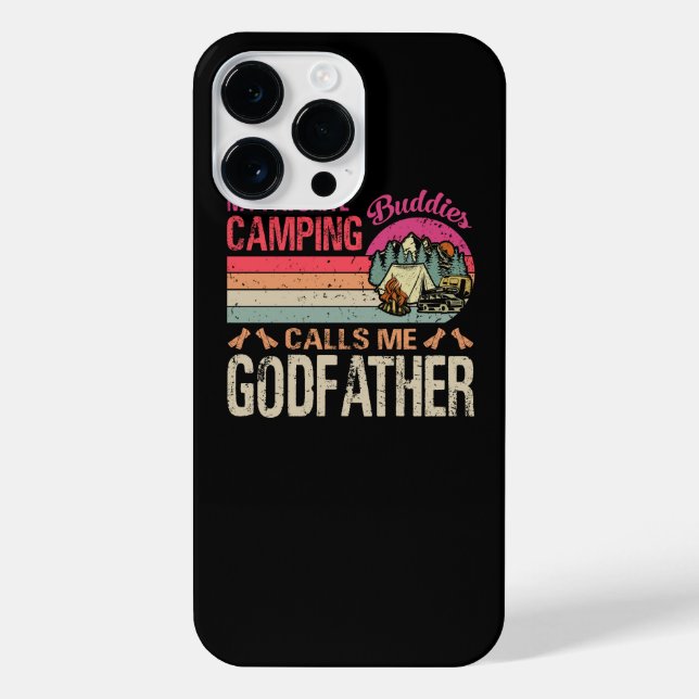 Coque iPhone Mes Amies De Camping Préférées Appelez-Moi Godfath (Verso)