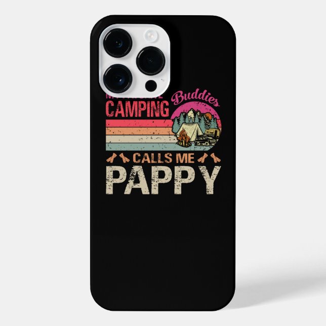 Coque iPhone Mes Amies De Camping Préférées M'Appelez Pappy Vin (Verso)