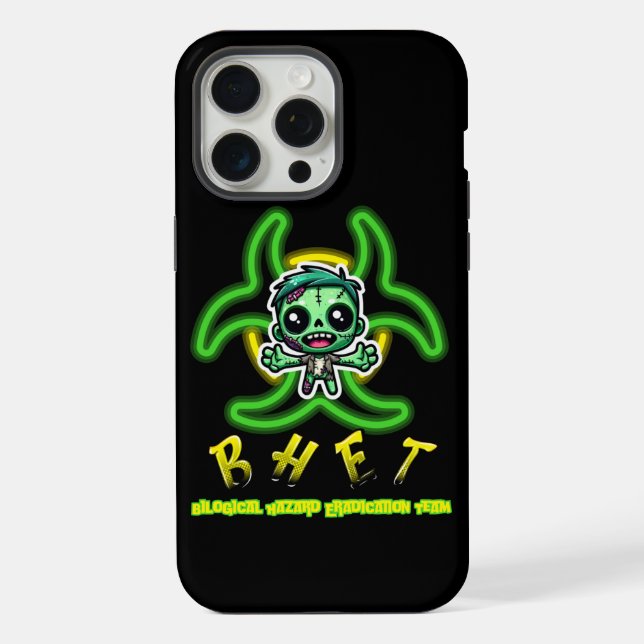 Coque iPhone Mignonne, drôle de zombie (Verso)